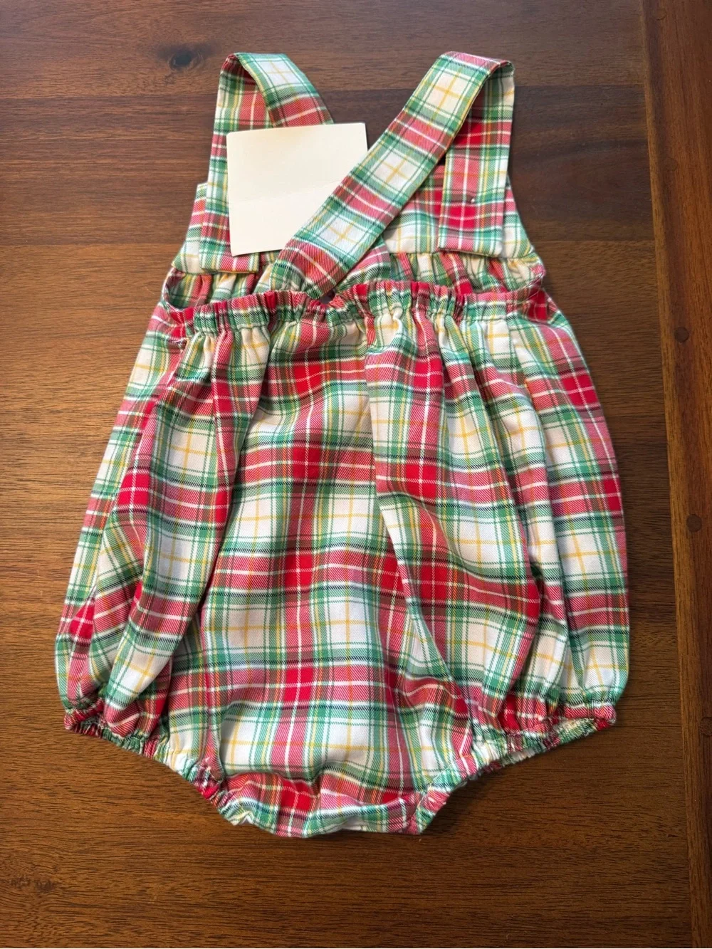 Shrimp & Grits Kids Plaid Bubble Jumper 12M NWT